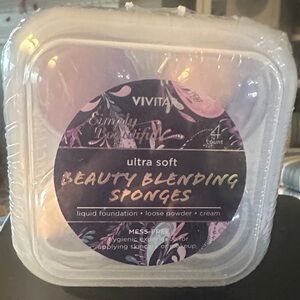 VIVITA Ultra Soft Beauty Blending Sponges - purple